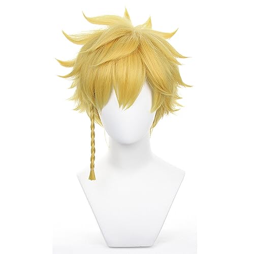 YXZCOS Perücke 【Hell's Paradise: Aza Chobei】 Cosplay Perücke Halloween Perücken Fasching Damen-/Herrenperücke Karneval Wig von YXZCOS