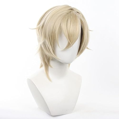 YXZCOS Perücke 【Honkai: Star Rail: Aventurine】 Cosplay Perücke Halloween Perücken Fasching Damen-/Herrenperücke Karneval Wig von YXZCOS