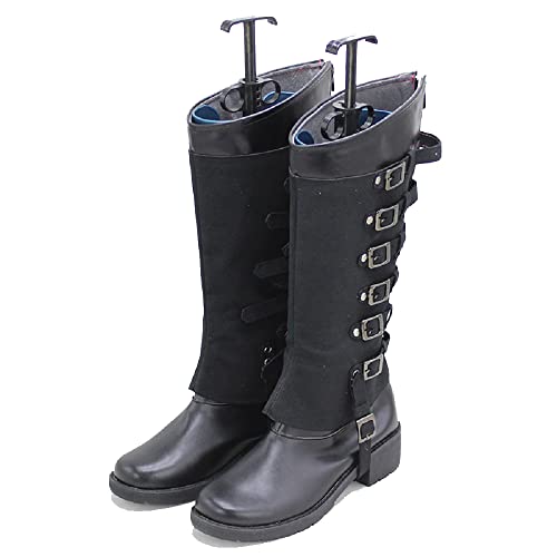 YXZCOS Schuhe 【Devil May Cry: DMC5 Vergil】 Cosplay Schuh Halloween Kostüme Stiefel Anime Kurzstiefel Party Hausschuhe Rollenspiel Outfit Schuhe -44 von YXZCOS