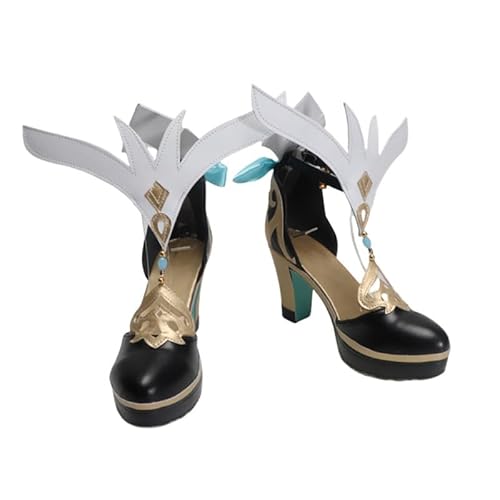 YXZCOS Schuhe 【Genshin Impact: Escoffier】 Cosplay Schuh Halloween Kostüme Stiefel Anime Kurzstiefel Party Hausschuhe Rollenspiel Outfit Schuhe -41 von YXZCOS