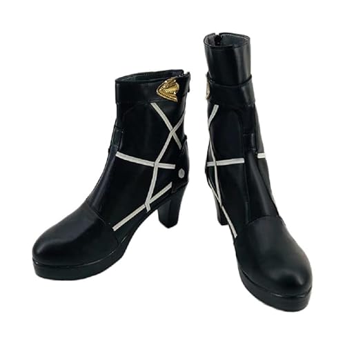 YXZCOS Schuhe 【Honkai: Star Rail: Kafka】 Cosplay Schuh Halloween Kostüme Stiefel Anime Kurzstiefel Party Hausschuhe Rollenspiel Outfit Schuhe -38 YXZCOS Schuhe 【Honkai: Star Rail: Kafka】 Cosplay Schuh Halloween Kostüme Stiefel Anime Kurzstiefel Party Hausschuhe Rollenspiel Outfit Schuhe -38 von YXZCOS