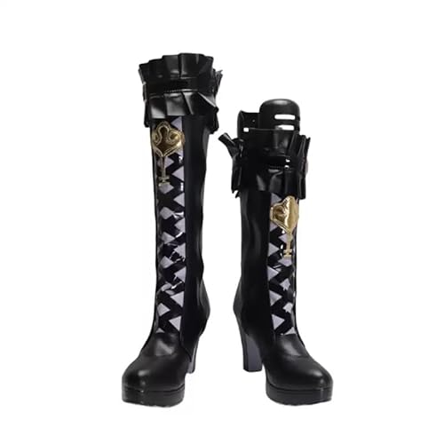 YXZCOS Schuhe 【Honkai: Star Rail: The Herta】 Cosplay Schuh Halloween Kostüme Stiefel Anime Kurzstiefel Party Hausschuhe Rollenspiel Outfit Schuhe -38 von YXZCOS