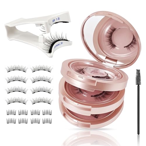 4 Paare Magnetische Wimpern mit Zange Magnetische Wimpern ohne Eyeliner Magnet Wimpern Natürlich Look 3D Künstliche Wimpern Magnetisch Wiederverwendbar Magnetwimpern ohne kleber Einfach zu Benutzen 4 Paare Magnetische Wimpern mit Zange Magnetische Wimpern ohne Eyeliner Magnet Wimpern Natürlich Look 3D Künstliche Wimpern Magnetisch Wiederverwendbar Magnetwimpern ohne kleber Einfach zu Benutzen von YYAQZD