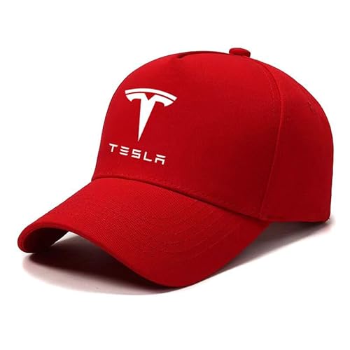 YYBCDSA Foam Trucker Cap,Für Tesla Model 3 Model S Model X Model Y Sommer Sport Basecap Baseballkappe,Unisex Baseball Mütze,verstellbaren Klipp-Verschluss,D von YYBCDSA