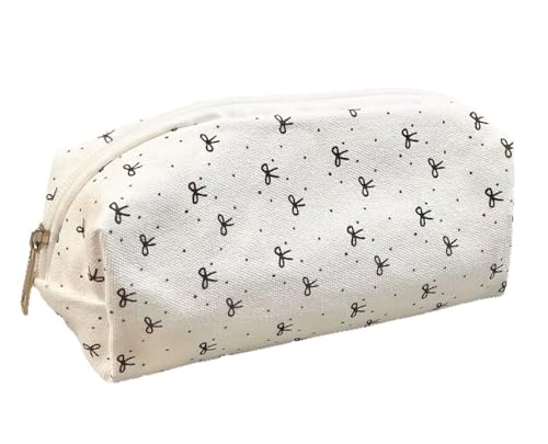 Stiftbeutel Bug Bleistift Gehäuse Schreibweicher Organizer Schwarz und Weiß mit Reißverschlussmuster Bögen kompakt tragbares Schreibtisch mit großer Kapazität leicht zu transportieren zu geräumigen Ha von YYDSWTW