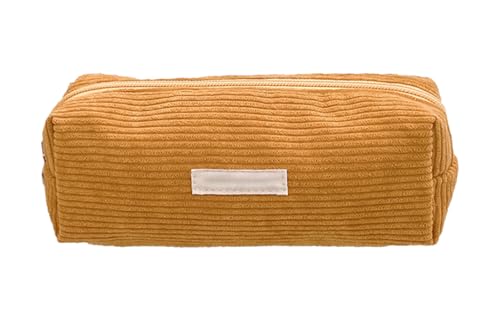 YYDSWTW Beutel Bleistift Hülle Cord -Kapazität mit glattem Reißverschluss Festkörper -Schreibwarener Portable Haltbar ohne Verformung Gelb YYDSWTW Beutel Bleistift Hülle Cord -Kapazität mit glattem Reißverschluss Festkörper -Schreibwarener Portable Haltbar ohne Verformung Gelb von YYDSWTW