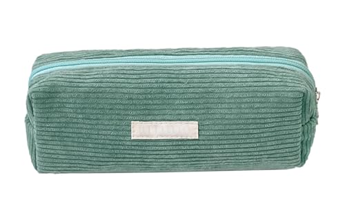 YYDSWTW Beutel Bleistift Hülle Cord tragbar mit glatter Reißverschluss Festkörper -Schreibwarenorganisator langlebig ohne Verformung große Kapazität Grün YYDSWTW Beutel Bleistift Hülle Cord tragbar mit glatter Reißverschluss Festkörper -Schreibwarenorganisator langlebig ohne Verformung große Kapazität Grün von YYDSWTW