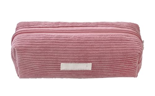 YYDSWTW Beutel Bleistift Hülle Cord tragbar mit glatter Reißverschluss Festkörper -Schreibwarenorganisator langlebig ohne Verformung große Kapazität rot von YYDSWTW