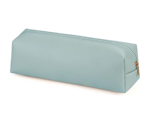 YYDSWTW Beutel Stiftbeutel PU Leder Bleistift Hülle Aufbewahrung für Büro -Reisebereich Student Student Teenager Grün 200 * 60 * 60mm von YYDSWTW