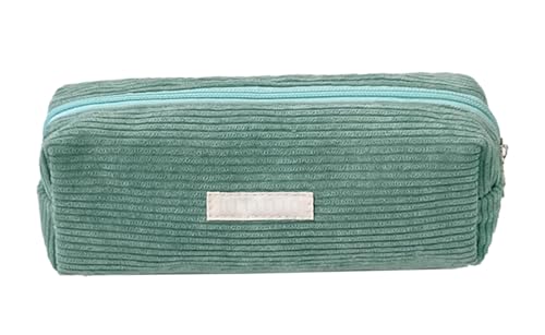 YYDSWTW Beutelbeutel Corduroy große Kapazität mit glattem Reißverschlussstreifen -Schreibtisch Organizer dauerhaft ohne Verformung tragbar Grün YYDSWTW Beutelbeutel Corduroy große Kapazität mit glattem Reißverschlussstreifen -Schreibtisch Organizer dauerhaft ohne Verformung tragbar Grün von YYDSWTW