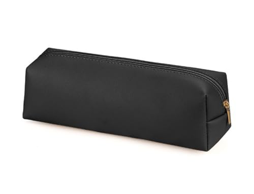 YYDSWTW Beutelbeutel handgefertigtes Bleistiftkoffer Leichtes Speicher für Teenager Klassenzimmer Schreibtisch Büro Schwarz 200 * 60 * 60mm von YYDSWTW