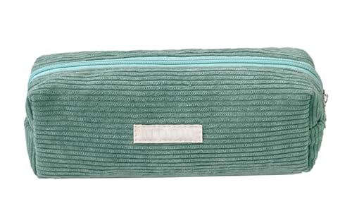 YYDSWTW Beutelstiftkoffer Cord Cace Capacity mit glattem Reißverschluss Streifen Schreibtisch Organizer Praktische dauerhafte Verformung ohne Verformung Grün YYDSWTW Beutelstiftkoffer Cord Cace Capacity mit glattem Reißverschluss Streifen Schreibtisch Organizer Praktische dauerhafte Verformung ohne Verformung Grün von YYDSWTW