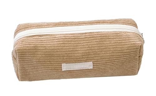 YYDSWTW Beutelstiftkoffer Cordable tragbar mit glattem Reißverschluss Festkörper -Schreibtisch Organizer Praktisch dauerhaft ohne Verformung Khaki von YYDSWTW