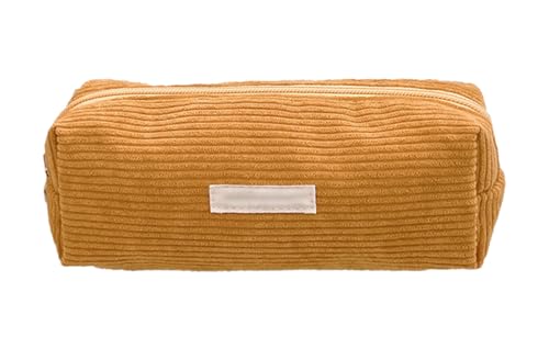 YYDSWTW Beutelstiftkoffer Cordable tragbar mit glattem Reißverschluss Streifen Schreibtisch Organizer Langlebige ohne Verformung große Kapazität Gelb YYDSWTW Beutelstiftkoffer Cordable tragbar mit glattem Reißverschluss Streifen Schreibtisch Organizer Langlebige ohne Verformung große Kapazität Gelb von YYDSWTW