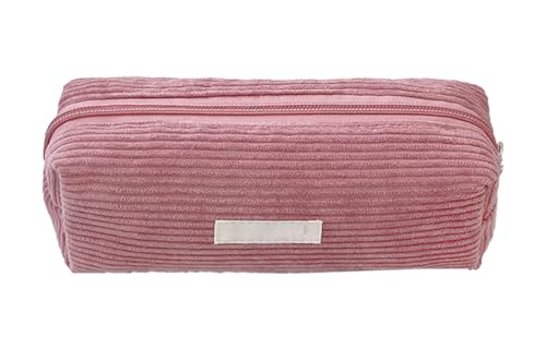 YYDSWTW Beutelstiftkoffer Cordable tragbar mit glattem Reißverschluss -Streifen -Schreibwarener Portable Haltbar ohne Verformung rot YYDSWTW Beutelstiftkoffer Cordable tragbar mit glattem Reißverschluss -Streifen -Schreibwarener Portable Haltbar ohne Verformung rot von YYDSWTW