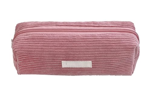 YYDSWTW Beutelstiftkoffer Cordable tragbar mit reibungsloser Zipper -Streifen -Schreibtisch Organizer Praktisch langlebig ohne Verformung rot von YYDSWTW