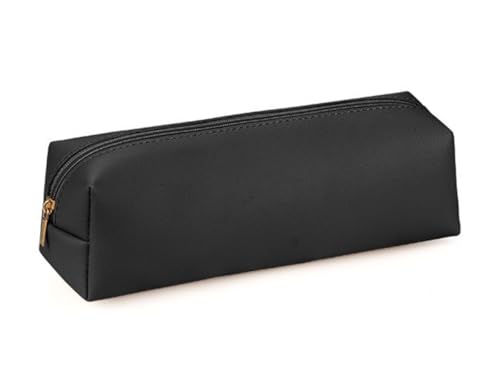 YYDSWTW Beutelstifttasche Faux Soft Stationery Organizer Speicher für Bürostudenten Klassenzimmer Schreibtisch Reise Schwarz 200 * 60 * 60mm von YYDSWTW