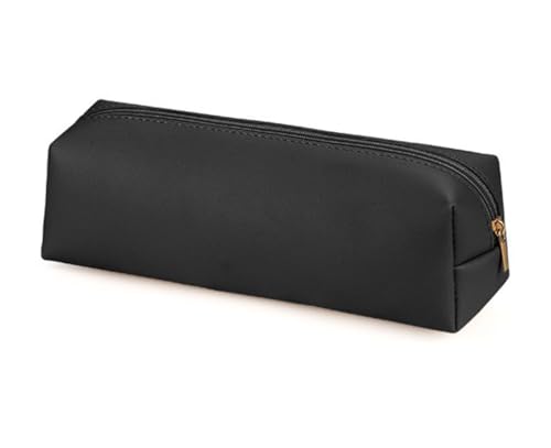 YYDSWTW Bleistiftkoffer Beutel PU Leder tragbar Schwarz 200 * 60 * 60mm von YYDSWTW