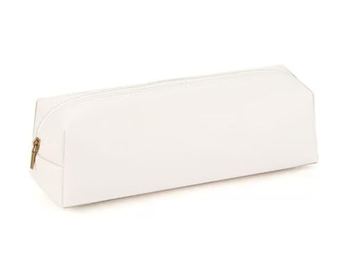 YYDSWTW Bleistiftkoffer Beutel handgefertigtes Kunstwerk für weiche Stiftbeutel für Student Office Desk Travel Klassenzimmer weiß 200 * 60 * 60mm von YYDSWTW