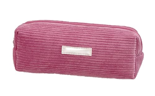 YYDSWTW Bleistiftkoffer Stiftbeutel Cord große Kapazität mit glattem Reißverschluss -Streifen -Schreibtisch Organizer tragbarer dauerhafter No -Deformation Rosa YYDSWTW Bleistiftkoffer Stiftbeutel Cord große Kapazität mit glattem Reißverschluss -Streifen -Schreibtisch Organizer tragbarer dauerhafter No -Deformation Rosa von YYDSWTW