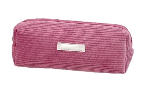 YYDSWTW Bleistiftkoffer Stiftbeutel Cord große Kapazität mit glattem Reißverschluss -Streifen -Schreibtisch Organizer tragbarer praktischer dauerhafter No -Deformation Rosa YYDSWTW Bleistiftkoffer Stiftbeutel Cord große Kapazität mit glattem Reißverschluss -Streifen -Schreibtisch Organizer tragbarer praktischer dauerhafter No -Deformation Rosa von YYDSWTW