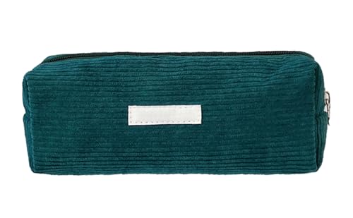 YYDSWTW Bleistiftkoffer Stiftbeutel Cordable tragbar mit glattem Reißverschluss Festkörper -Schreibwarenorganisator Praktische dauerhafte No -Deformation Marineblau von YYDSWTW