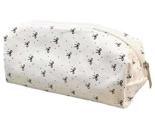 YYDSWTW Bug Bleistift Hülle Stiftbeutel Stationery Organizer Schwarz -Weiß -Musterbögen mit Reißverschluss kompakt tragbarer Kapazitätschisch einfach zu tragen, handlich geräumig zu tragen von YYDSWTW