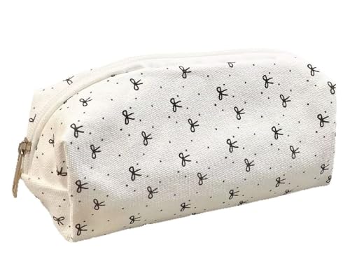 YYDSWTW Bug Bleistift Hülle Stiftbeutel Stationery Organizer Schwarz und Weiß mit Reißverschlussmuster Bögen kompakt tragbarer Kapazität Schreibtisch Handy leicht zu tragen geräumig zu tragen von YYDSWTW