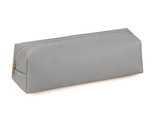 YYDSWTW Pen Bag Beutel Faux Soft Stationery Organizer Aufbewahrung für Teenager Reisebüroschreiber Student Student grau 200 * 60 * 60mm von YYDSWTW