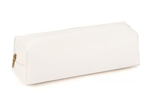 YYDSWTW Pencil Case Beutel PU Leder Praktische Stiftbeutel Aufbewahrung für Büro Teenager Travel Klassenzimmer weiß 200 * 60 * 60mm YYDSWTW Pencil Case Beutel PU Leder Praktische Stiftbeutel Aufbewahrung für Büro Teenager Travel Klassenzimmer weiß 200 * 60 * 60mm von YYDSWTW