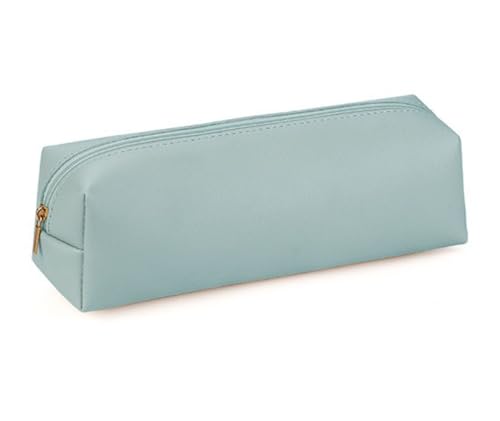 YYDSWTW Pencil Case Beutel PU Leder Praktischer Speicher für Büro Klassenzimmer Teenager Schreibtisch Reisestudent Grün 200 * 60 * 60mm von YYDSWTW