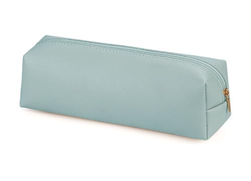 YYDSWTW Schreibwarenorganisator Bleistift Hülle handgefertigte PU -Leder -Leichter Aufbewahrung für Büro Teenager Reiseschreibtisch Grün 200 * 60 * 60mm von YYDSWTW