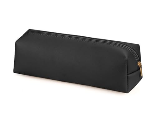 YYDSWTW Stationery Organizer Beutel Faux Soft Pen Bag Aufbewahrung für Student Office Travel Classroom Schreibtisch Schwarz 200 * 60 * 60mm von YYDSWTW