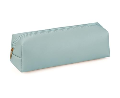 YYDSWTW Stationery Organizer Stiftbeutel PU Leder tragbarer Speicher für Teenager Schreibtisch Reisebüro Student Student Grün 200 * 60 * 60mm von YYDSWTW