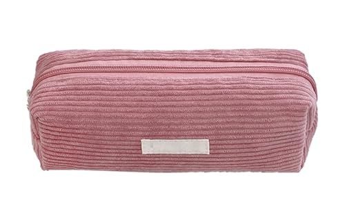 YYDSWTW Stiftbeutel Beutel Cord -Kapazität mit Glatte Reißverschlussfarbhilfe -Schreibwarener tragbarer dauerhafter Keine Verformung rot von YYDSWTW