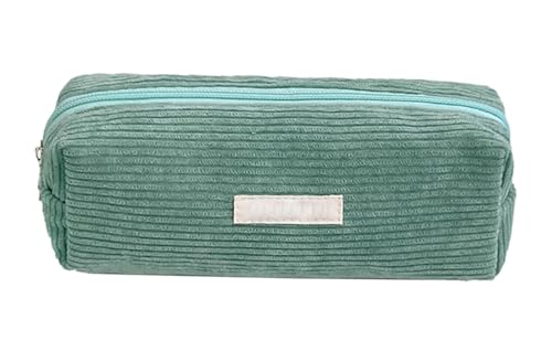 YYDSWTW Stiftbeutel Beutel Cord -Kapazität mit glattem Reißverschluss Festkörper -Schreibtisch Organizer Praktisch dauerhaft ohne Verformung Grün YYDSWTW Stiftbeutel Beutel Cord -Kapazität mit glattem Reißverschluss Festkörper -Schreibtisch Organizer Praktisch dauerhaft ohne Verformung Grün von YYDSWTW