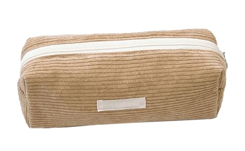 YYDSWTW Stiftbeutel Beutel Cordable Tragbare große Kapazität mit glattem Reißverschluss Streifen -Schreibwarener Praktikum dauerhafter No Deformation Khaki YYDSWTW Stiftbeutel Beutel Cordable Tragbare große Kapazität mit glattem Reißverschluss Streifen -Schreibwarener Praktikum dauerhafter No Deformation Khaki von YYDSWTW