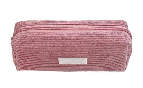 YYDSWTW Stiftbeutel Beutel Cordable Tragbare große Kapazität mit reibungsloser Reißverschlussstreifenschreiber Praktikum dauerhafte No -Deformation rot von YYDSWTW