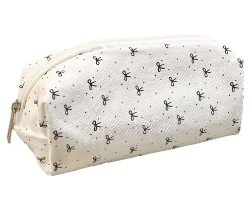 YYDSWTW Stiftbeutel Bogenstifte Hülle Stationerie Organizer mit Reißverschluss Schwarz -Weiß -Muster Bögen kompakt tragbarer Kapazität Schreibtisch Geräumige Handy einfach leicht zu transportieren von YYDSWTW