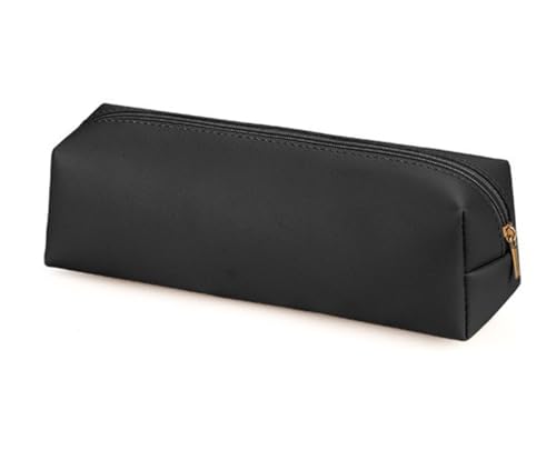 YYDSWTW Stiftbeutel Schreibwarener Organizer Leichtes PU -Leder -Aufbewahrung für Schüler Klassenzimmer Schreibtisch Teenager Büro Schwarz 200 * 60 * 60mm von YYDSWTW