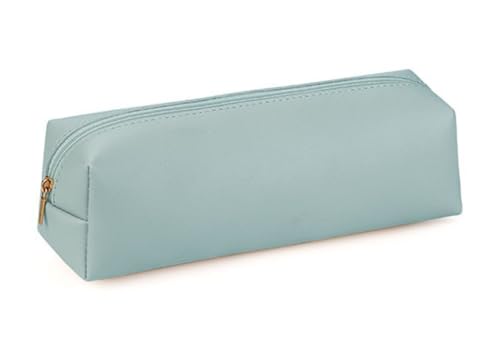 YYDSWTW Stiftbeutel Stationery Organizer Faux Weiche tragbare Bleistiftkoffer Speicher für Schreibtischstudentische Büroreisen Grün 200 * 60 * 60mm von YYDSWTW