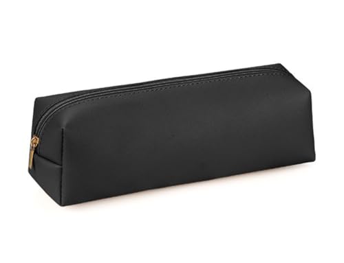 YYDSWTW Stiftbeutel Stationery Organizer Leichtes PU -Leder -Aufbewahrung für Schreibtisch Teenager Student Office Travel Schwarz 200 * 60 * 60mm von YYDSWTW