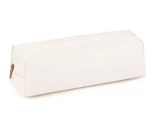 YYDSWTW Stiftbeutel Stationery Organizer handgefertigter Leichter Aufbewahrung für Schreibtisch Student Office Teenager Reisen weiß 200 * 60 * 60mm von YYDSWTW