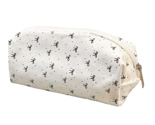 YYDSWTW Stiftbeutel Stiftbeutel Stationery Organizer Muster Bögen mit Reißverschluss Schwarz -Weiß -Kompakt tragbarer Kapazität Schreibtisch Geräumig handlich einfach zu tragen von YYDSWTW