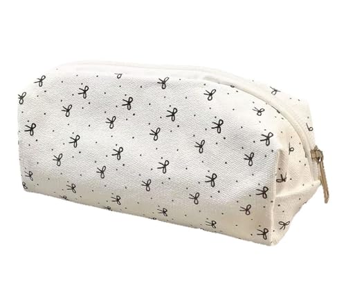 YYDSWTW Stiftbeutel Stiftbeutel Stationery Organizer mit Reißverschluss Schwarz -Weiß -Muster Bögen tragbarer kompakt großer Kapazität Schreibtisch Geräumig handlich einfach zu tragen von YYDSWTW