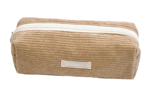 YYDSWTW Stiftbeutelbeutel Cordbar tragbar mit glatter Reißverschluss Festkörper -Schreibwarener Großkapazität Dauerhaft ohne Verformung Khaki YYDSWTW Stiftbeutelbeutel Cordbar tragbar mit glatter Reißverschluss Festkörper -Schreibwarener Großkapazität Dauerhaft ohne Verformung Khaki von YYDSWTW