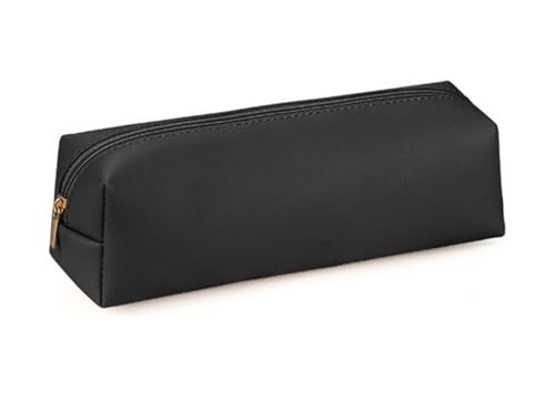 YYDSWTW Stiftbeutelbeutel Stationery Organizer Faux Weiche leichte Aufbewahrung für Teenager Schreibtisch Büro Reise Schwarz 200 * 60 * 60mm von YYDSWTW