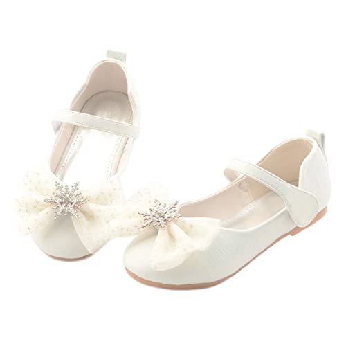 YYF Kleinkind Mädchen Prinzessin Mary Jane Flache Hochzeit Party Brautjungfer Kleid Schuhe für kleine Kinder von YYF