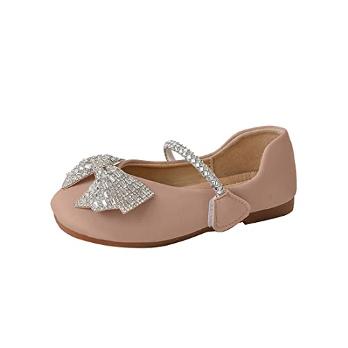 Mädchen Ballett Flache Schuhe Flash Diamant Pailletten Prinzessin Mary Jane Kleid Schuhe Hochzeit Party Blume Kinderschuhe von YYF