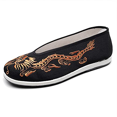 YYF Chinesische traditionelle alte Peking Vintage Schuhe Kung Fu Tai Chi Schuhe Kampfkunst Sportschuhe von YYF